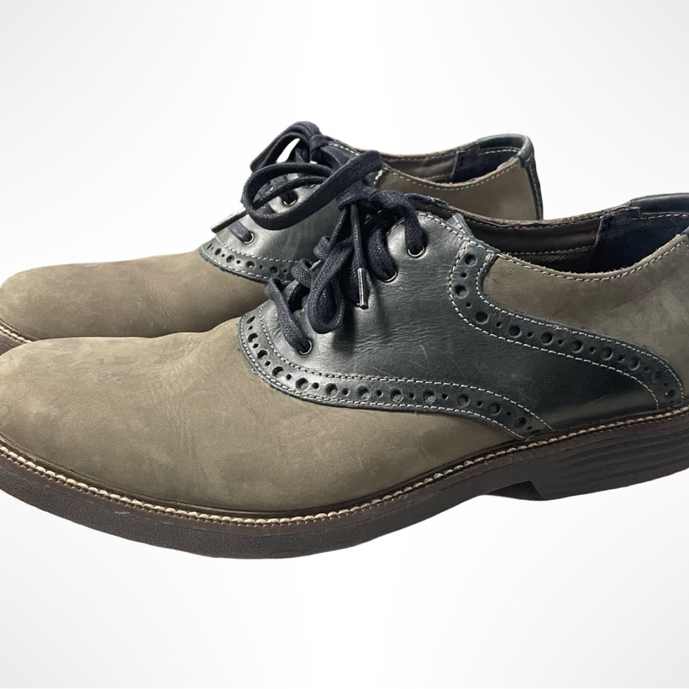 Crown & Ivy Gray and Black Oxfords